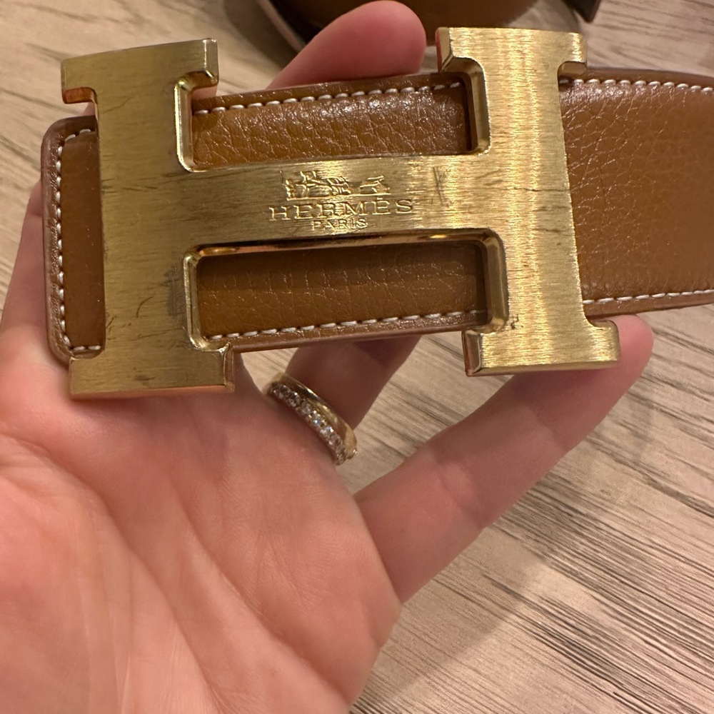 Hermes Reversible Belt and buckle